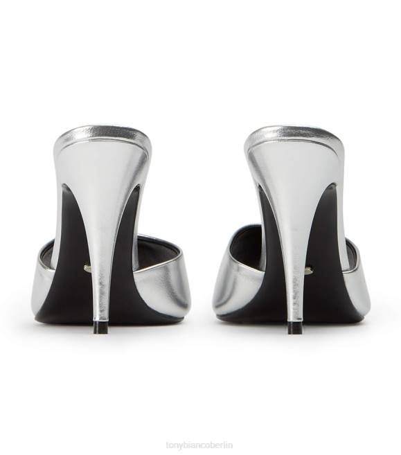 Stöckelschuhe| de Tony Bianco Frauen Retro-Absätze Silbernappa metallic 4624171